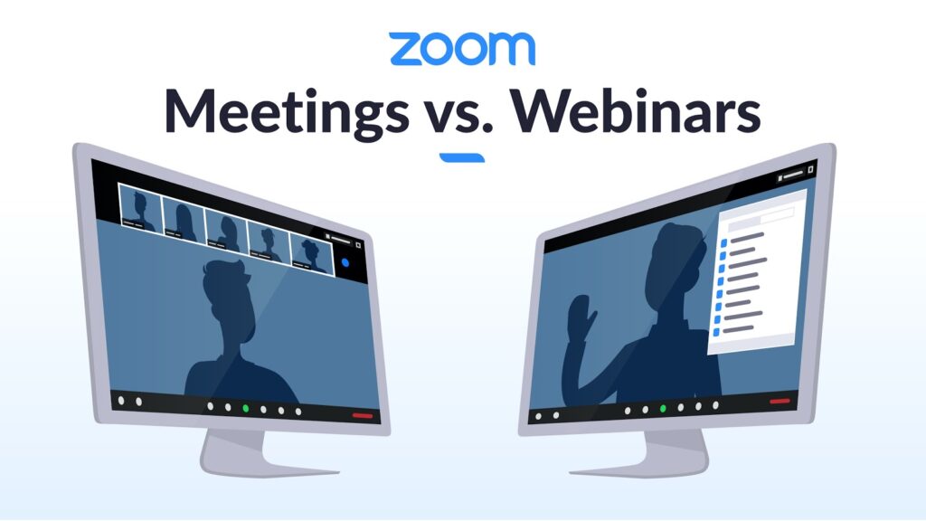 Zoom Meetings ou Zoom Webinars
