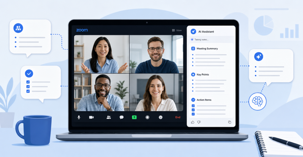 Zoom My Notes – assistant IA de prise de notes pour réunions Zoom, Teams et Google Meet